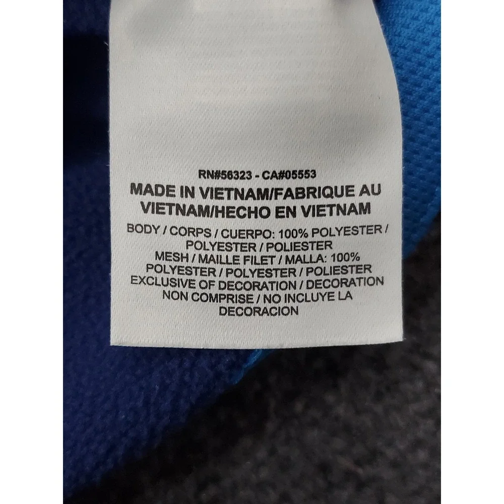 Kansas City Royals NIKE Pullover Mens Large Blue Golf Tour Performance Thermafit